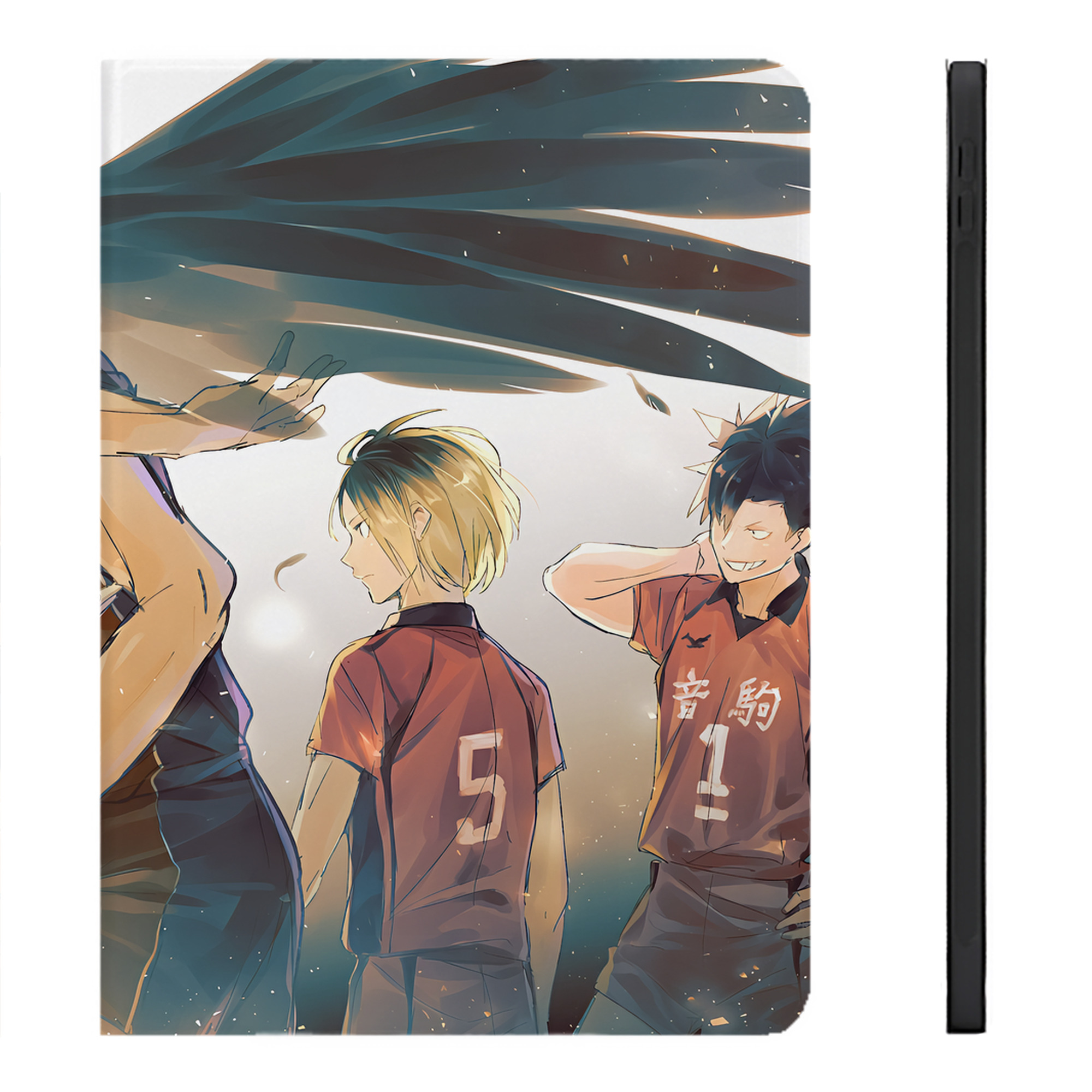 （画像用） ハイキュー!! Haikyu!! IPadケース ペンホルダー付き ブックスタイルデザイン